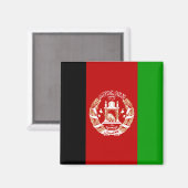 Afghanistan Flag Magnet (Voorkant / Achterkant)