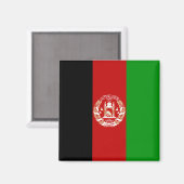 Afghanistan Flag Magnet (Voorkant / Achterkant)