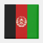 Afghanistan Flag Magnet (Voorkant)