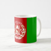 Afghanistan Flag Merchandise Koffiemok (Voorkant rechts)