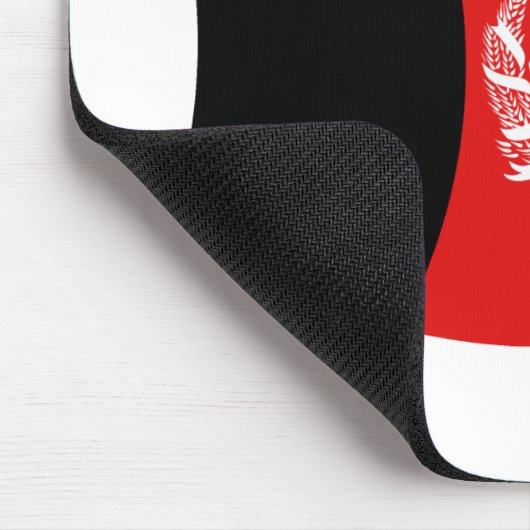 Afghanistan Flag Mousepad Muismat (Hoek)