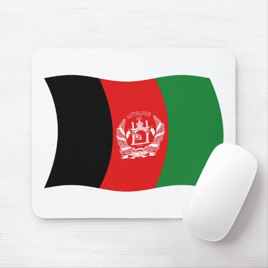 Afghanistan Flag Mousepad Muismat (Met muis)