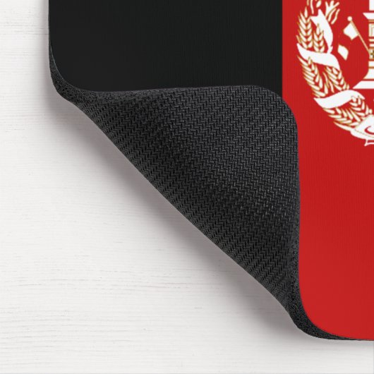 Afghanistan Flag Mousepad Muismat (Hoek)