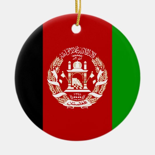 afghanistan flag ornament (Voorkant)