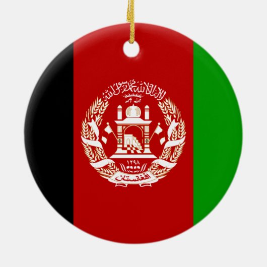 afghanistan flag ornament (Achterkant)
