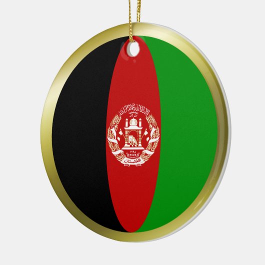 Afghanistan Flag Ornament (Links)