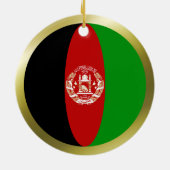 Afghanistan Flag Ornament (Achterkant)