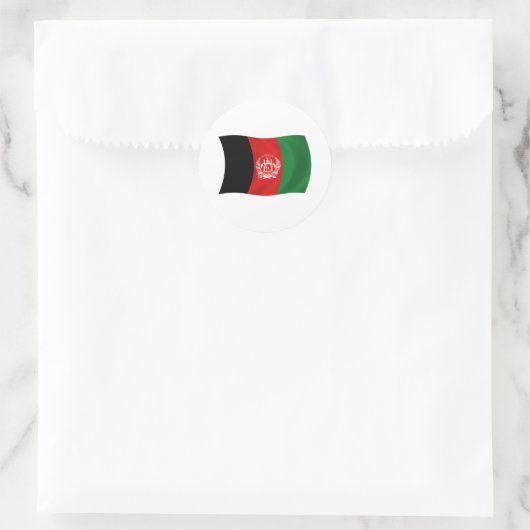 Afghanistan Flag Sticker (Tas)