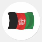 Afghanistan Flag Sticker (Voorkant)