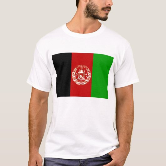Afghanistan Flag T-Shirt, Patriotic T-Shirts (Voorkant)