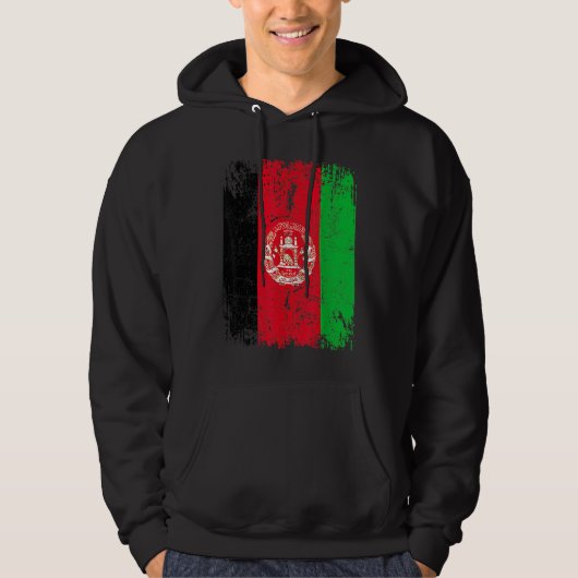 AFGHANISTAN Flag Women's Men's Children's Afghani Hoodie (Voorkant)