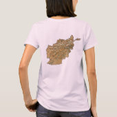 Afghanistan Flag x Map T-Shirt (Achterkant)