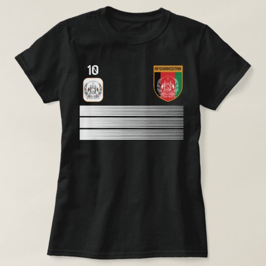 Afghanistan Football Jersey 2021 Voetbal H T-shirt (Design voorkant)