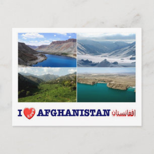 Afghanistan - I Love - Briefkaart