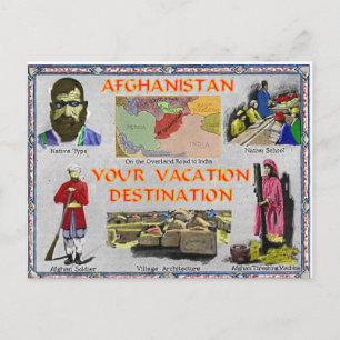 Afghanistan: Je vakantiebestemming Briefkaart