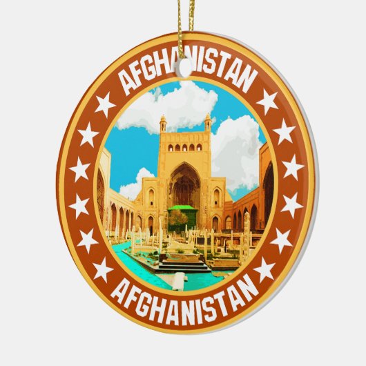 Afghanistan Keramisch Ornament (Links)