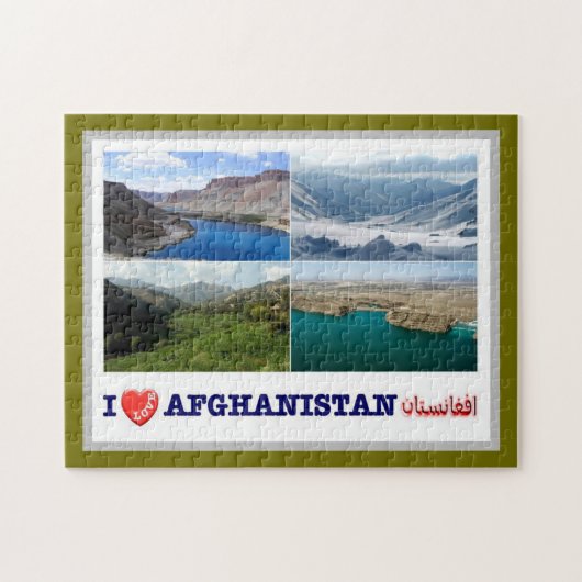 Afghanistan - Landschappen - I Love - Legpuzzel (Horizontaal)