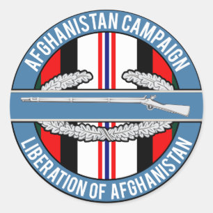 Afghanistan Liberation CIB Ronde Sticker