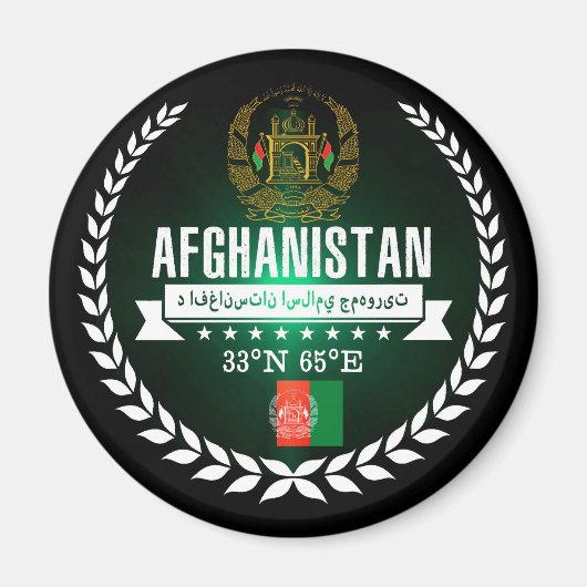 Afghanistan Magneet (Voorkant)