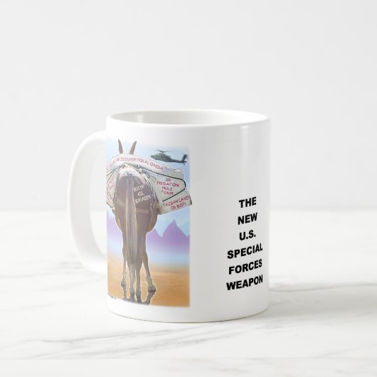 Afghanistan Mule Koffiemok (Voorkant links)