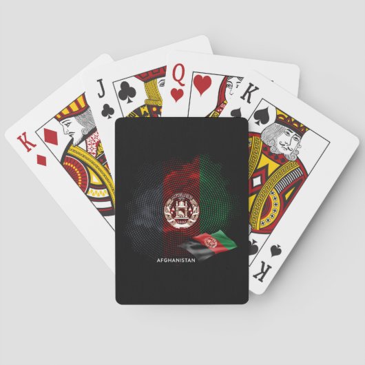 Afghanistan Pokerkaarten (Achterkant)