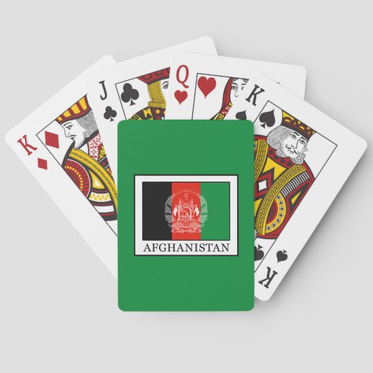 Afghanistan Pokerkaarten (Achterkant)