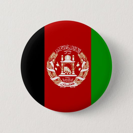 Afghanistan Ronde Button 5,7 Cm (Voorkant)