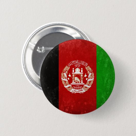 Afghanistan Ronde Button 5,7 Cm (Voorkant /achterkant)
