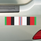 Afghanistan Service Ribbon Bumpersticker (Op auto)