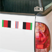 Afghanistan Service Ribbon Bumpersticker (Op Truck)