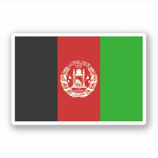 Afghanistan Sticker (Voorkant)