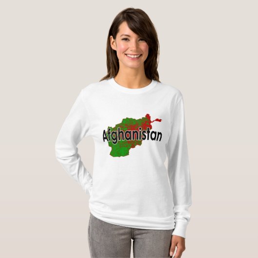 Afghanistan T-shirt (Voorkant volledig)