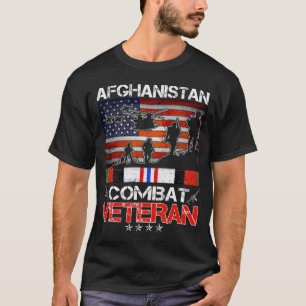 afghanistan vecht veteraan veteraan - veteraan - m t-shirt