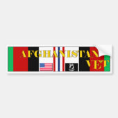 AFGHANISTAN VET BUMPERSTICKER (Voorkant)