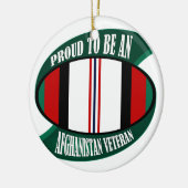Afghanistan Vet Keramisch Ornament (Links)