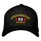 Afghanistan Veteraan Geborduurde Pet (Voorkant)