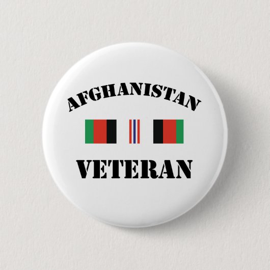 Afghanistan Veteraan Ronde Button 5,7 Cm (Voorkant)