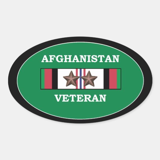 Afghanistan Veteraan Stickers 2 ACS (Voorkant)