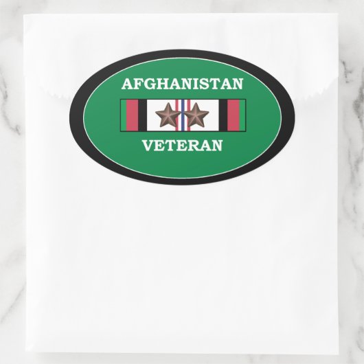 Afghanistan Veteraan Stickers 2 ACS (Tas)