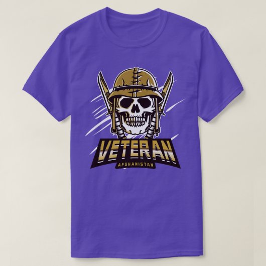 Afghanistan Veteraan T-shirt (Design voorkant)