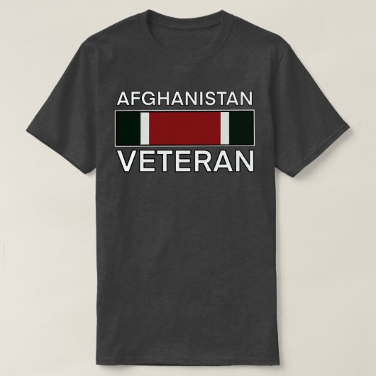 Afghanistan Veteraan T-shirt (Design voorkant)