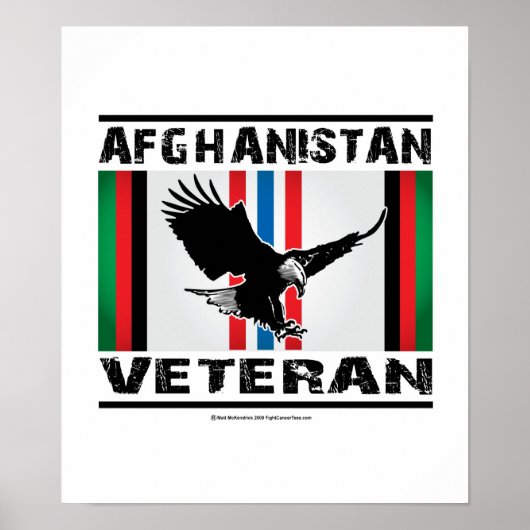 Afghanistan Veteran Eagle 2 Poster (Voorkant)