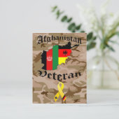 Afghanistan Veteran German Briefkaart (Staand voorkant)