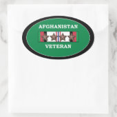 Afghanistan Veterane Stickers Ovaal 4 ACS (Tas)