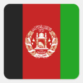 afghanistan vierkante sticker (Voorkant)