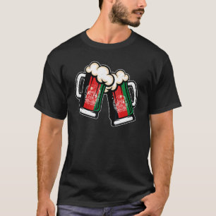 Afghanistan Vlag Bier Mok   Cool Afghaans Bier T-shirt