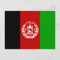 afghanistan vlag briefkaart