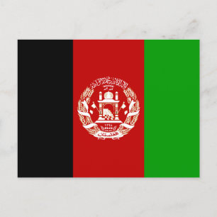 afghanistan vlag briefkaart