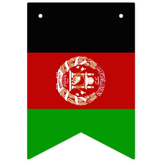 afghanistan vlag bundelbanner vlaggetjes (Tweede vlag)