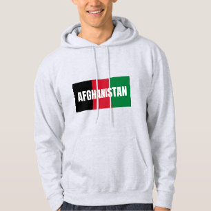 Afghanistan vlag kleuren hoodie